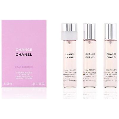 Chanel Chance Eau Tendre edt 60ml (1x20ml recargable + 2x20ml recarga)