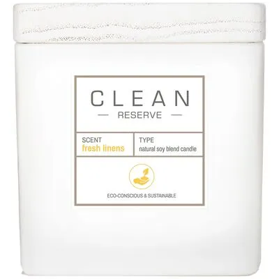 Clean Reserve Scented Candle Fresh Linens