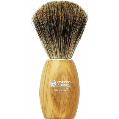 Dovo Shaving Brush Pure Badger, Olive Wood