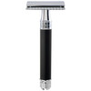 Edwin Jagger Safety Razor DE86 Rubber Coated Black