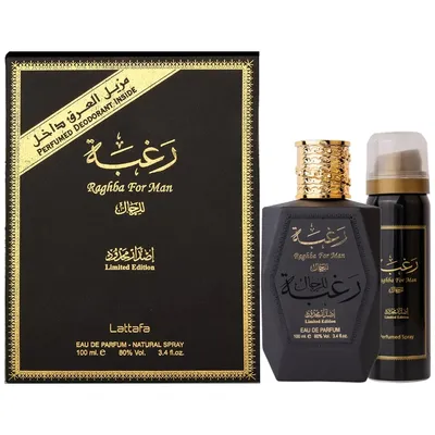 Lattafa Perfumes Raghba Men edp 100ml + Deo 25ml