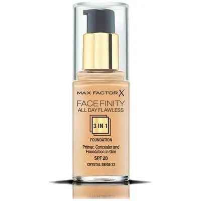 Max Factor Facefinity All Day Flawless 3 in 1 Foundation 33 Crystal Beige 30ml